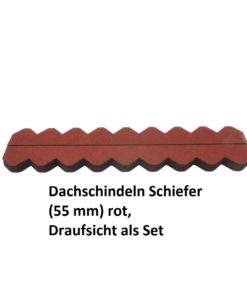 23.425-05 Dachschindeln Schiefer rot - 2